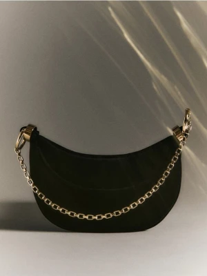 Reserved - Mała torebka z łańcuszkiem - czarny