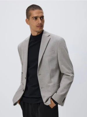 Reserved - Marynarka regular z dodatkiem wiskozy - beżowy