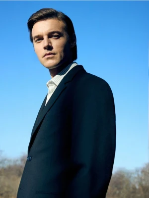 Reserved - Marynarka regular z dodatkiem wiskozy - czarny