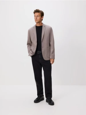 Reserved - Marynarka regular z modalem - brązowy