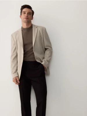 Reserved - Marynarka slim fit - beżowy