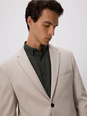 Reserved - Marynarka slim fit - beżowy