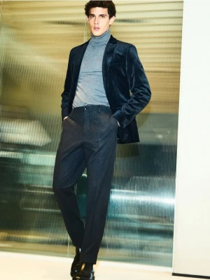 Reserved - Marynarka slim fit - czarny