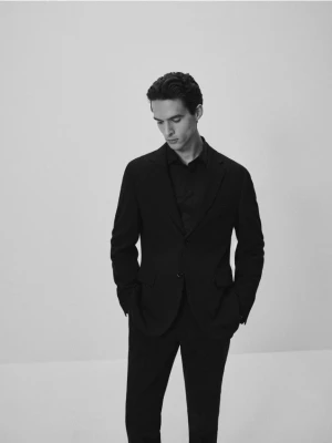 Reserved - Marynarka slim fit - czarny