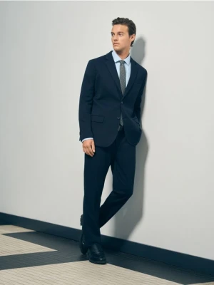 Reserved - Marynarka slim fit - granatowy
