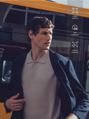 Reserved - Marynarka slim fit - granatowy