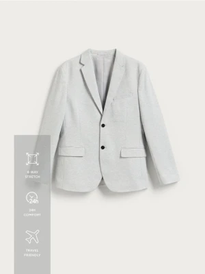 Reserved - Marynarka slim fit - jasnoszary