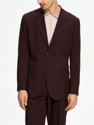 Reserved - Marynarka slim fit - mahoniowy