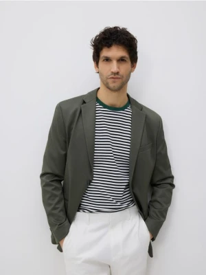 Reserved - Marynarka slim fit - oliwkowy