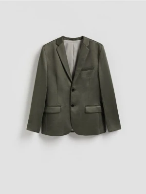 Reserved - Marynarka slim fit - oliwkowy