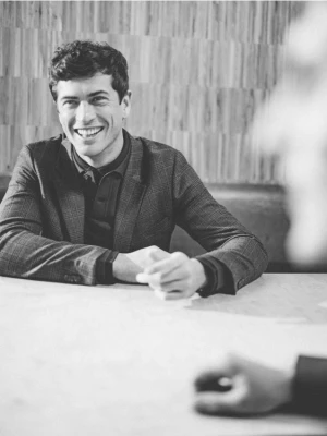 Reserved - Marynarka slim fit z wiskozą - ciemnozielony