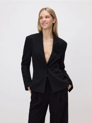 Reserved - Marynarka z broszką - czarny