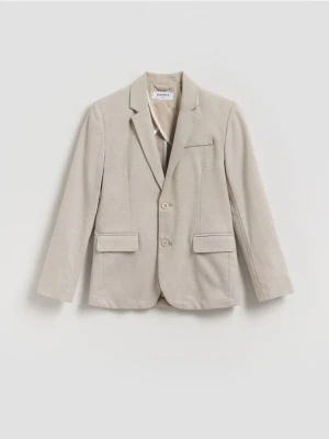 Reserved - Marynarka z dodatkiem wiskozy - beżowy