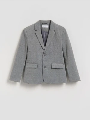 Reserved - Marynarka z dodatkiem wiskozy - jasnoszary