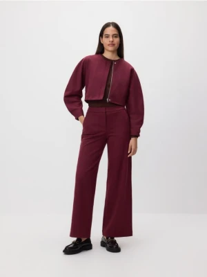 Reserved - Marynarka z domieszką wiskozy - bordowy