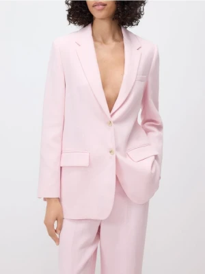 Reserved - Marynarka z lyocellem - pastelowy róż