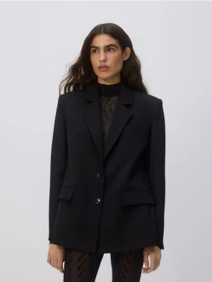 Reserved - Marynarka z wełną - czarny