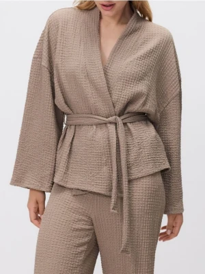 Reserved - Marynarka z wiązaniem - beżowy