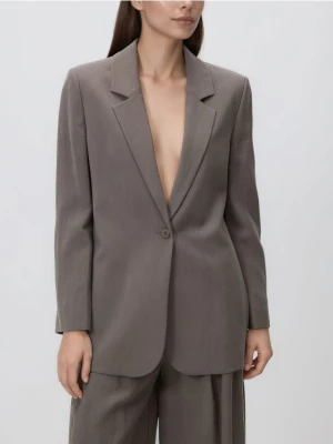 Reserved - Marynarka z wiskozą - beżowy