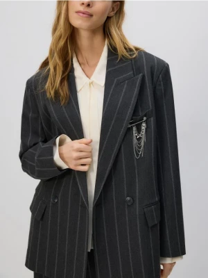 Reserved - Marynarka z wiskozą - ciemnoszary