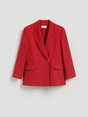 Reserved - Marynarka z wiskozą - czerwony