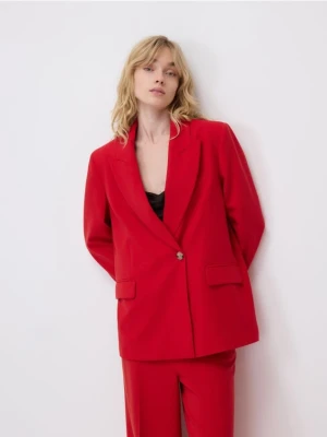 Reserved - Marynarka z wiskozą - czerwony