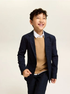 Reserved - Marynarka z wiskozą - granatowy