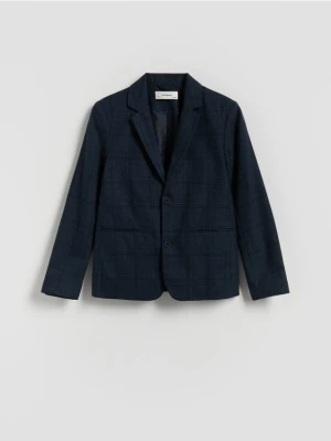 Reserved - Marynarka z wiskozą - granatowy