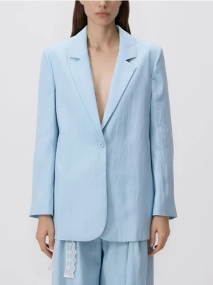 Reserved - Marynarka z wiskozą - jasnoniebieski