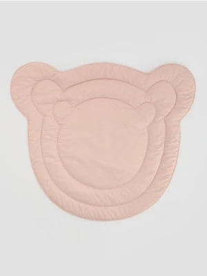 Reserved - Mata w kształcie misia - brudny róż