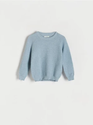 Reserved - Melanżowy sweter - niebieski