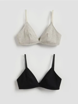 Reserved - Miekki biustonosz 2 pack - czarny