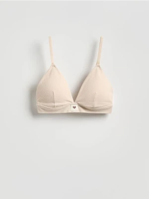 Reserved - Miękki biustonosz - beżowy