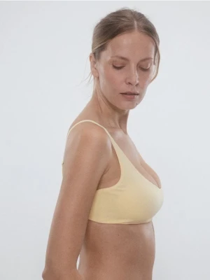 Reserved - Miękki biustonosz - jasnożółty