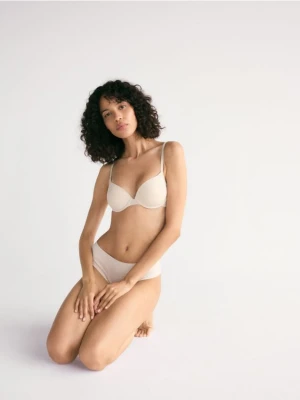 Reserved - Modulowany biustonosz 2 pack - kremowy