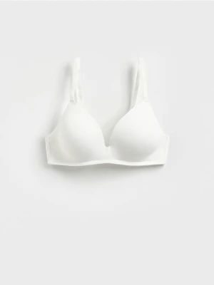 Reserved - Modulowany biustonosz - złamana biel