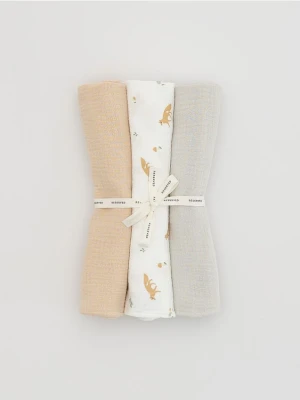 Reserved - Muślinowa pieluszka 3 pack - wielobarwny