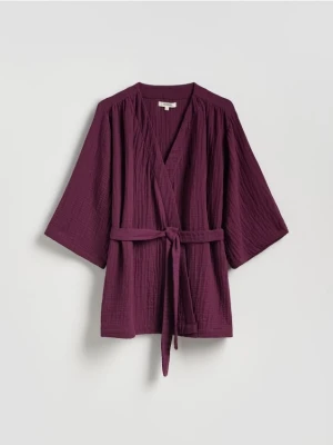Zdjęcie produktu Reserved - Muślinowe kimono - mahoniowy