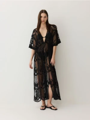 Reserved - Narzutka plażowa - czarny