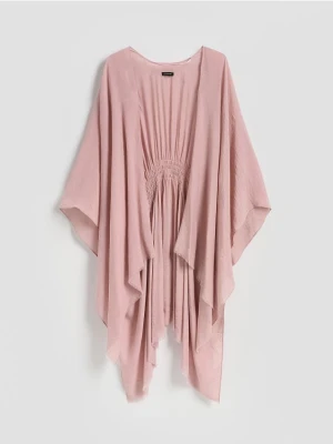 Reserved - Narzutka plażowa z wiskozą - różowy