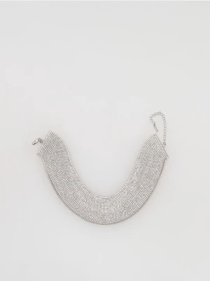 Reserved - Naszyjnik choker - srebrny