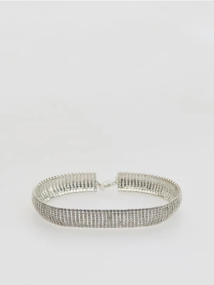 Reserved - Naszyjnik choker - srebrny