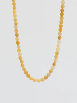 Reserved - Naszyjnik z kamieniami - jasnożółty