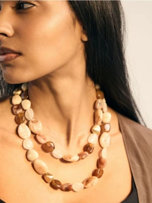 Reserved - Naszyjnik z ozdobnymi kamieniami - wielobarwny