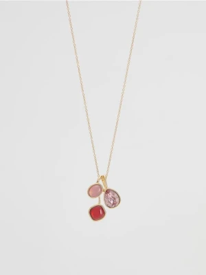 Reserved - Naszyjnik z zawieszką - różowy