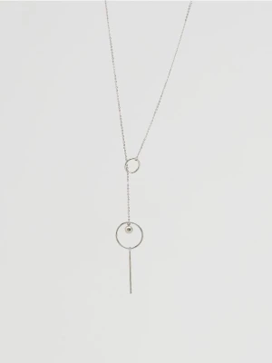 Reserved - Naszyjnik z zawieszką - srebrny