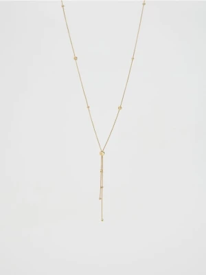 Reserved - Naszyjnik z zawieszką - złoty