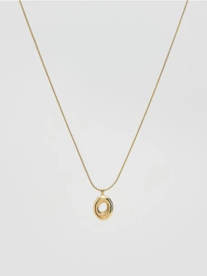 Reserved - Naszyjnik z zawieszką - złoty