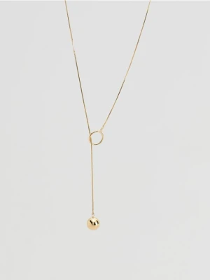 Reserved - Naszyjnik z zawieszką - złoty