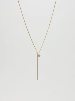 Reserved - Naszyjnik z zawieszką - złoty